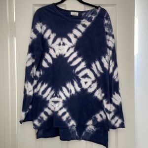 T.la high low, tye dyed tee